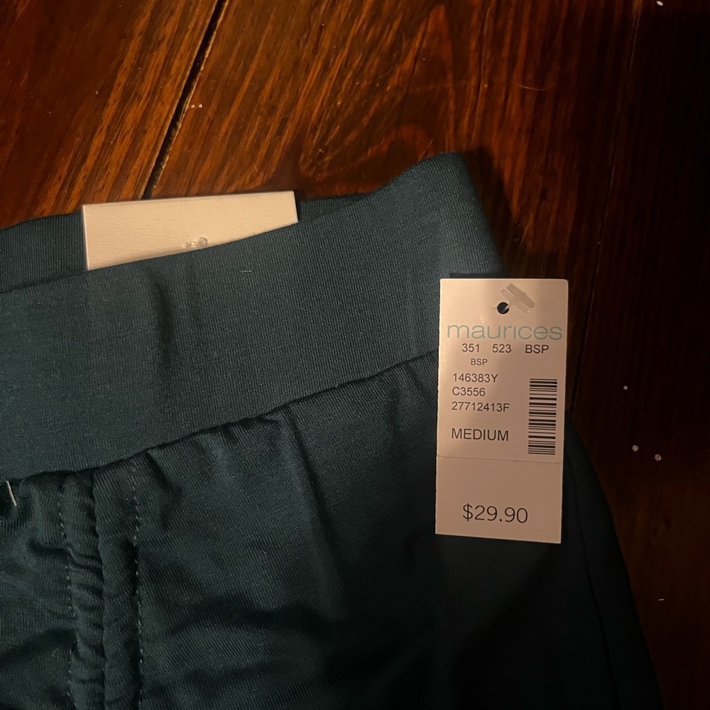 Maurices Dark Teal Ruched Pencil Skirt - Picture 4 of 6